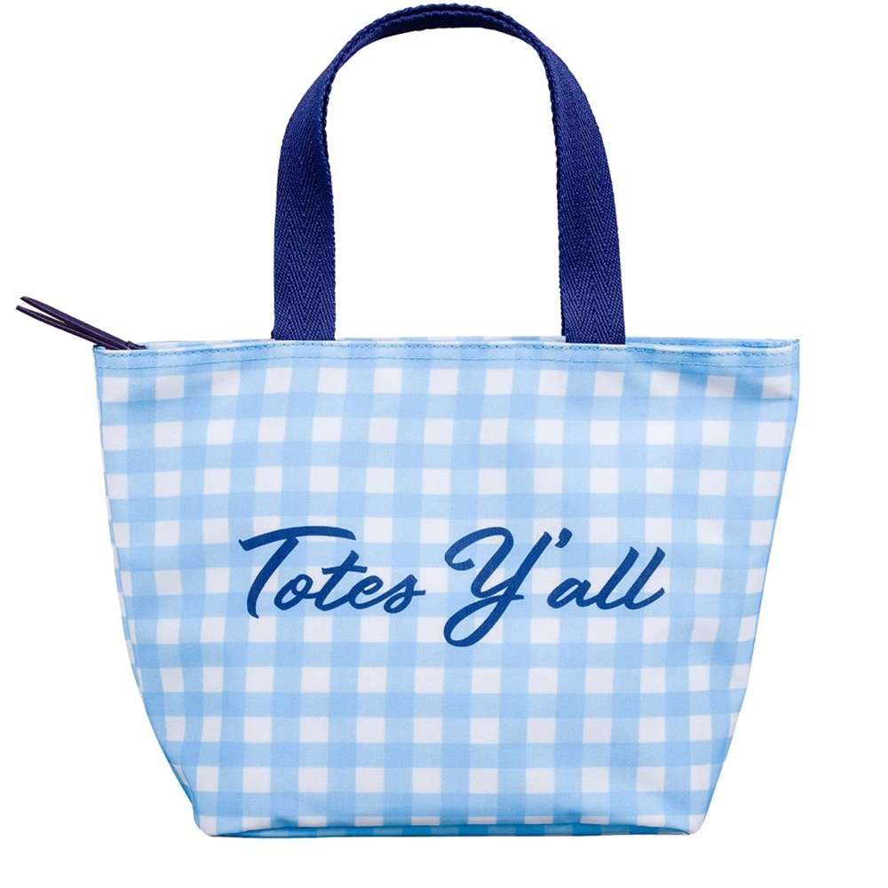 Draper James gingham lunch tote-Toes Y’all-NWflaws